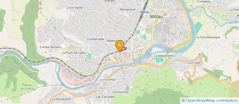 localisation de l'entreprise ECO SYSTEM  MILLAU