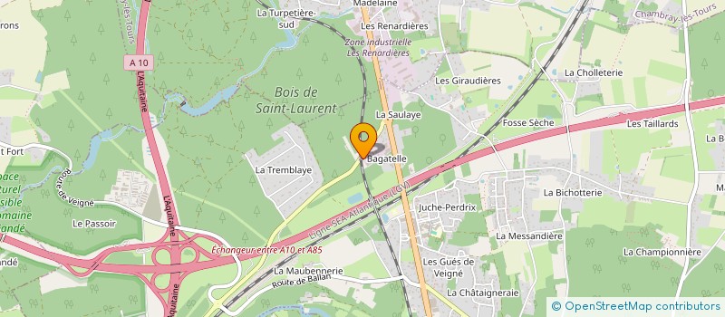 localisation de l'entreprise ECO-SYSTEME à VEIGNE