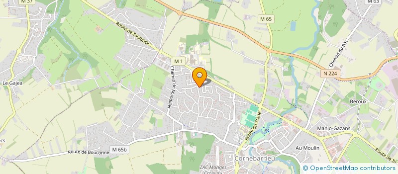 localisation de l'entreprise ECO SYSTEMES à CORNEBARRIEU