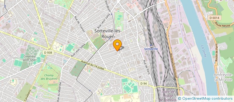 localisation de l'entreprise ECO TECH  SOTTEVILLE-LES-ROUEN