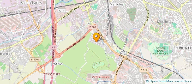 localisation de l'entreprise ECO TECH  PERPIGNAN