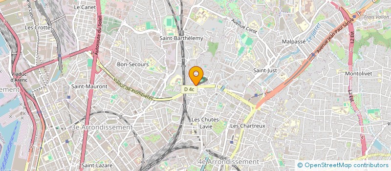 localisation de l'entreprise ECO-TECH-BAT à MARSEILLE