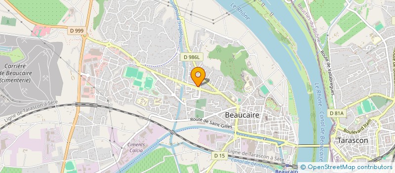 localisation de l'entreprise ECO TECH ENERGY à BEAUCAIRE
