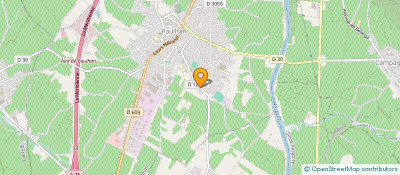 localisation de l'entreprise ECO-TECH SUD à PAULHAN