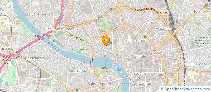 localisation de l'entreprise ECO'TECHS ACS  TOULOUSE