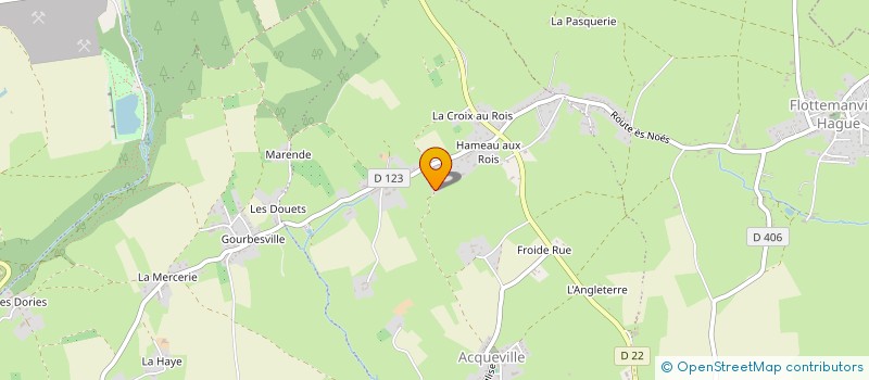 localisation de l'entreprise ECO TERRA  LA HAGUE