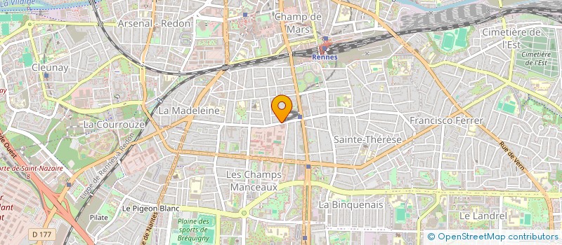localisation de l'entreprise ECO-TERRE  RENNES
