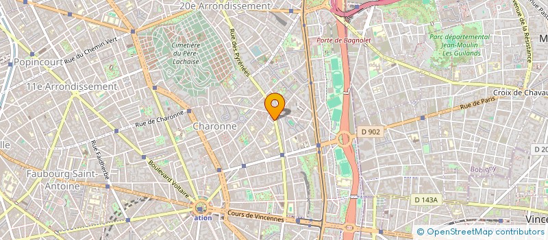 localisation de l'entreprise ECO TERRE PLUS à PARIS