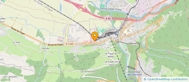 localisation de l'entreprise ECO THERM ANALYSE  SAINT-GERVAIS-LES-BAINS