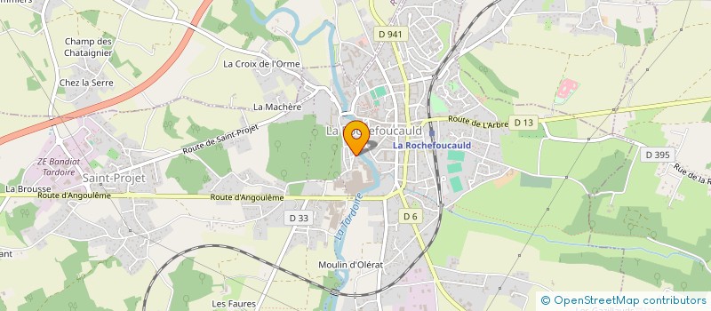 localisation de l'entreprise ECO THERMES 16  LA ROCHEFOUCAULD-EN-ANGOUMOIS