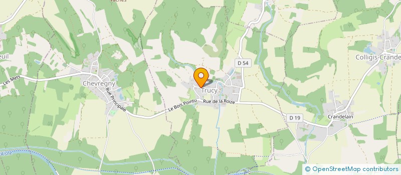 localisation de l'entreprise ECO THERMIE à TRUCY