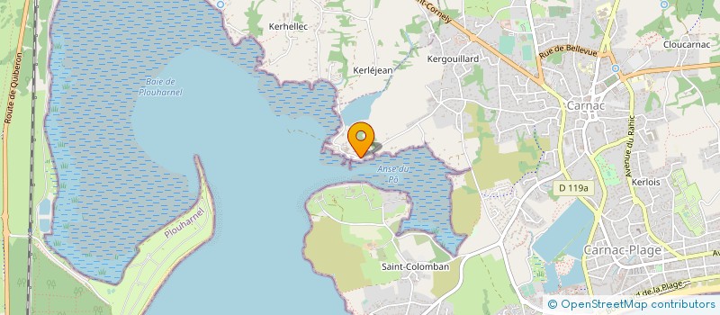 localisation de l'entreprise ECO-THERMIQUE FERMETURES  CARNAC