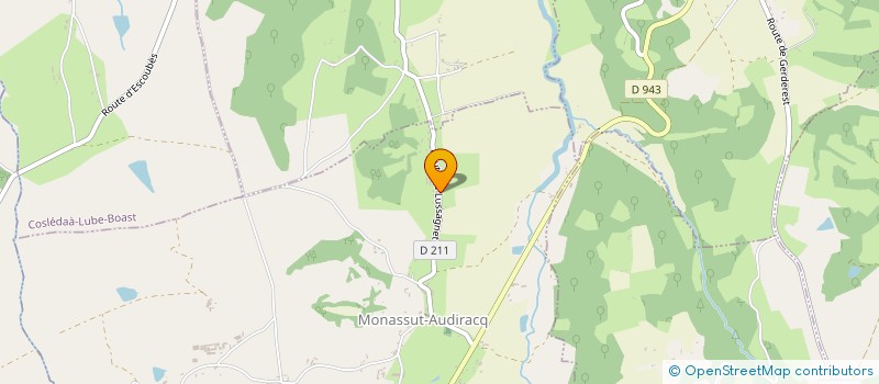 localisation de l'entreprise ECO TIME à MONASSUT-AUDIRACQ