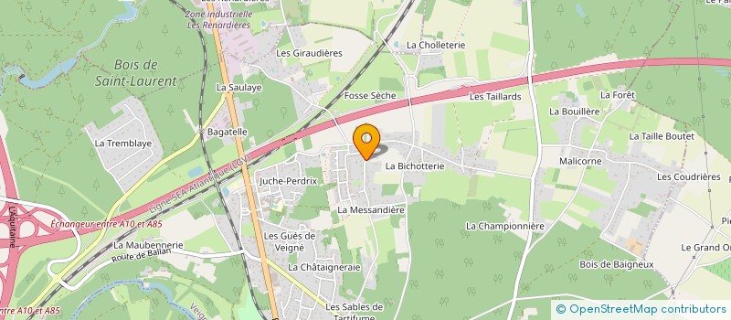 localisation de l'entreprise ECO-TOIT CONCEPT à VEIGNE