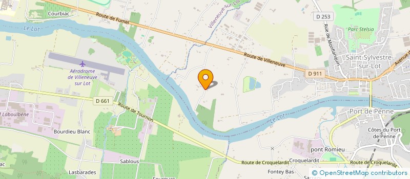 localisation de l'entreprise ECO TOIT SOLUTIONS  SAINT-SYLVESTRE-SUR-LOT