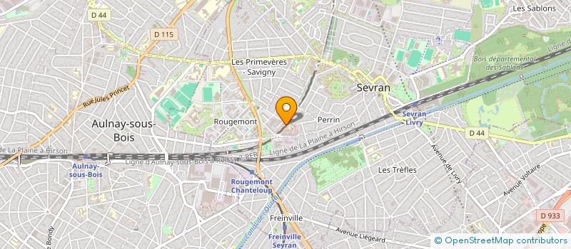 localisation de l'entreprise ECO TOITURE SERVICES à SEVRAN