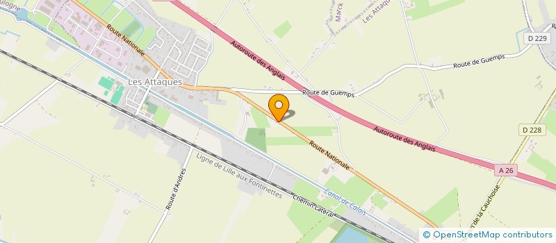 localisation de l'entreprise ECO TOLES  LES ATTAQUES