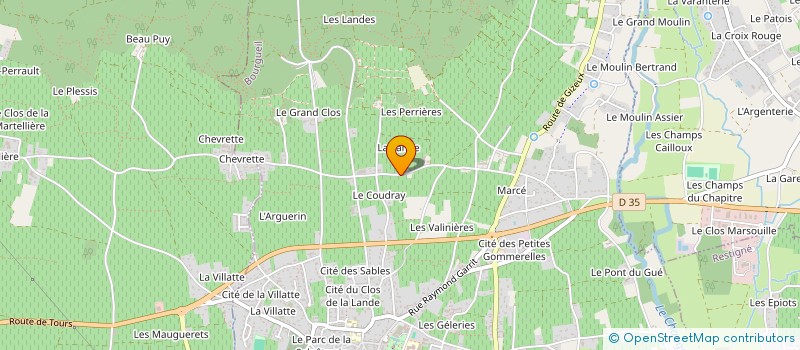 localisation de l'entreprise ECO TOURAINE à BOURGUEIL