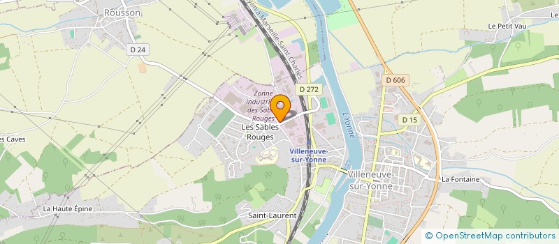 localisation de l'entreprise ECO-TOURETS  VILLENEUVE-SUR-YONNE