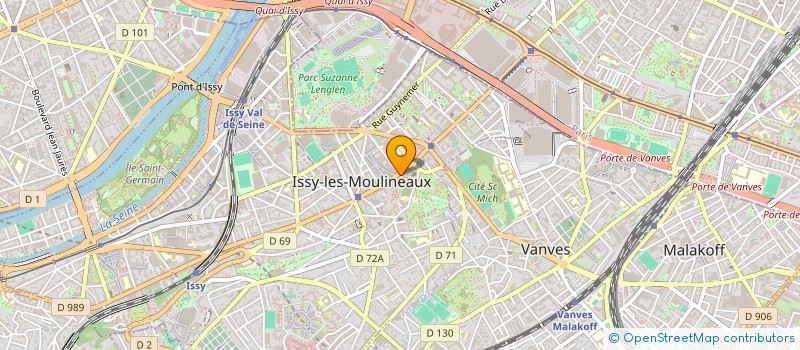 localisation de l'entreprise ECO - TRAIL ORGANISATION à ISSY-LES-MOULINEAUX