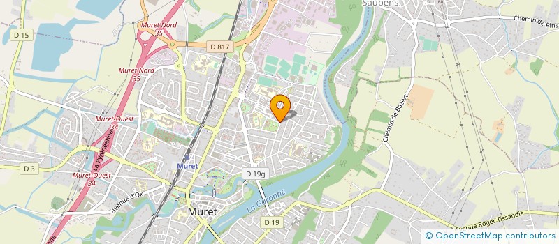 localisation de l'entreprise ECO TRANS LOC à MURET