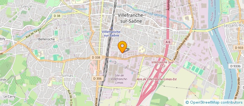 localisation de l'entreprise ECO-TRANS LOGISTIQUE à VILLEFRANCHE-SUR-SAONE