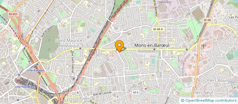 localisation de l'entreprise ECO TRANSPORT LOCATION AGREGATS  MONS-EN-BARUL