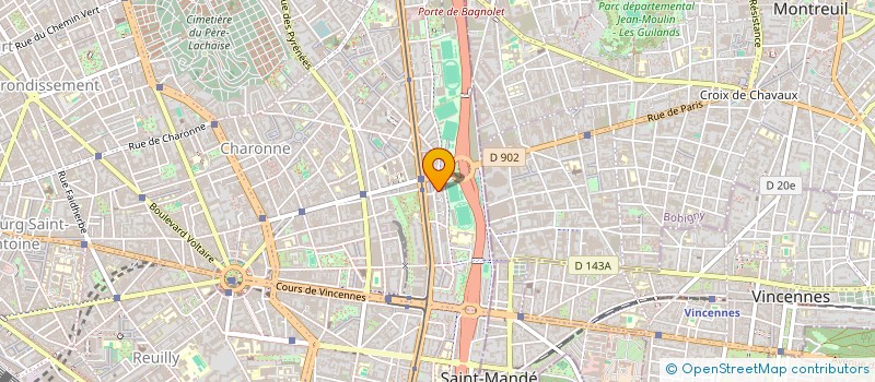 localisation de l'entreprise ECO-TRAVAUX  PARIS