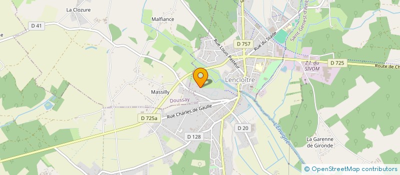 localisation de l'entreprise ECO'TRAVAUX  LENCLOITRE