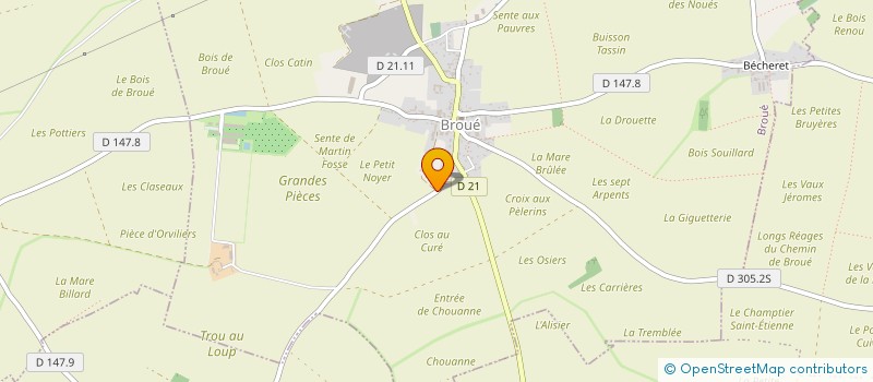 localisation de l'entreprise ECO TRAVAUX CONCEPTION à BROUE