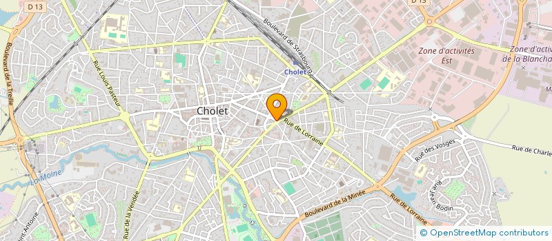 localisation de l'entreprise ECO TRAVOT à CHOLET