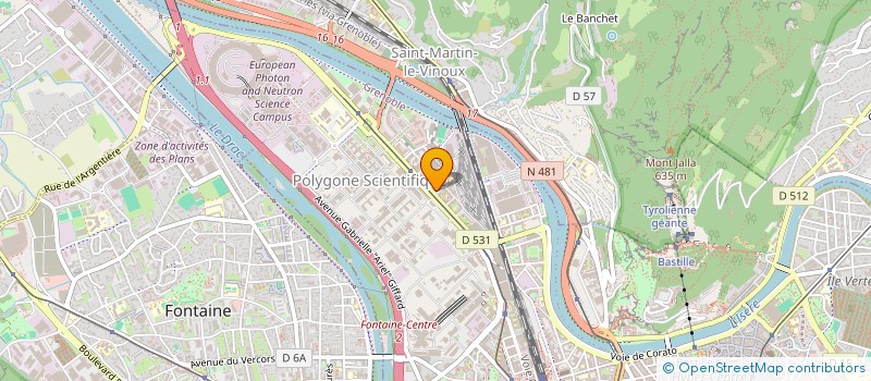 localisation de l'entreprise ECO TRUCK TRANSPORT  GRENOBLE