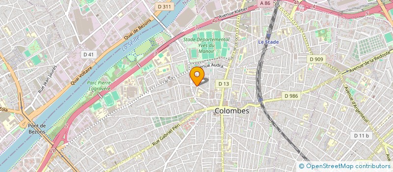 localisation de l'entreprise ECO.URBAIN GE  COLOMBES