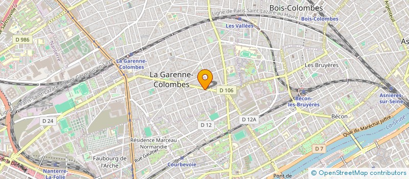localisation de l'entreprise ECO URBAN à LA GARENNE-COLOMBES
