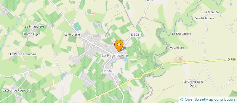 localisation de l'entreprise ECO V.T.C PREMIUM  LA REGRIPPIERE