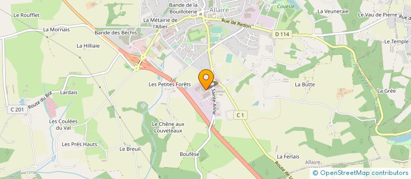 localisation de l'entreprise ECO VALORISATION  SAINT-VINCENT-SUR-OUST