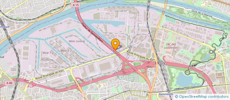 localisation de l'entreprise ECO VALORISATION à GENNEVILLIERS