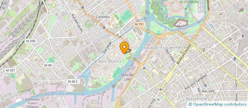 localisation de l'entreprise ECO VENTE à LILLE