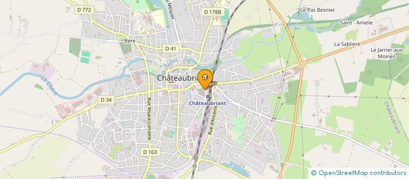 localisation de l'entreprise ECO VENTURI à CHATEAUBRIANT