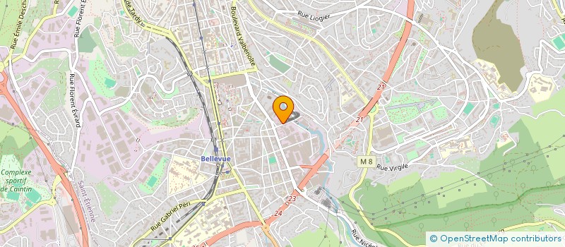 localisation de l'entreprise ECO VERT à SAINT-ETIENNE