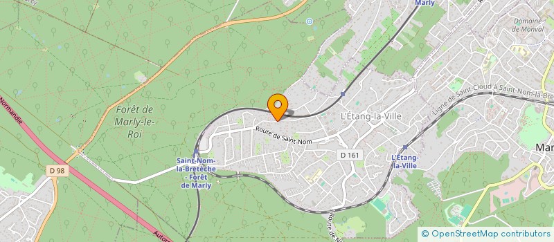 localisation de l'entreprise ECO VERT  L'ETANG-LA-VILLE