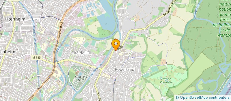 localisation de l'entreprise ECO VESTIAIRE LA RECYCLERIE DU SPORT à STRASBOURG