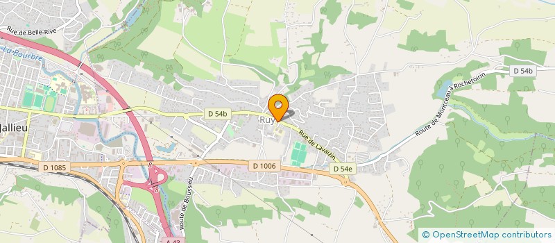 localisation de l'entreprise ECO-VILLAGE SOLIDAIRE RUY-MONTCEAU  RUY-MONTCEAU