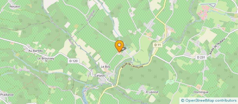 localisation de l'entreprise ECO VINO  ESCOUSSANS