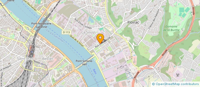 localisation de l'entreprise ECO VISITES BORDEAUX  FLOIRAC