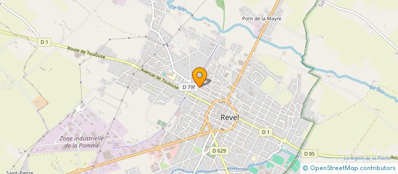 localisation de l'entreprise ECO VITA FRANCE  REVEL