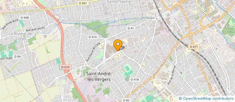 localisation de l'entreprise ECO-WASH 10 à SAINT-ANDRE-LES-VERGERS