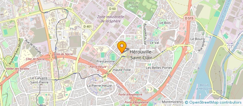 localisation de l'entreprise ECO WASH à HEROUVILLE-SAINT-CLAIR