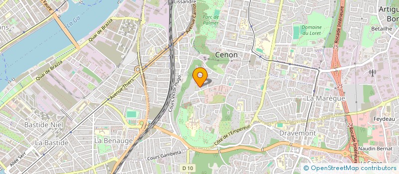 localisation de l'entreprise ECO WATTS PLUS  CENON