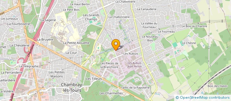localisation de l'entreprise ECO-WORKS  CHAMBRAY-LES-TOURS